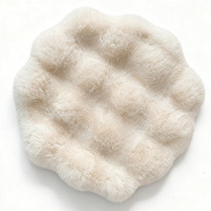 Luxury-style cat house plush round climbing bed sleeping pod, warm mat for cats and dogs, dog floor mat, dog bed pad