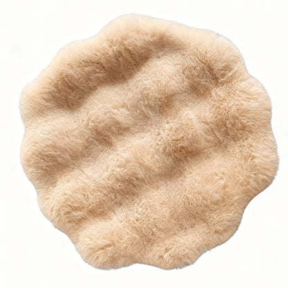 Luxury-style cat house plush round climbing bed sleeping pod, warm mat for cats and dogs, dog floor mat, dog bed pad